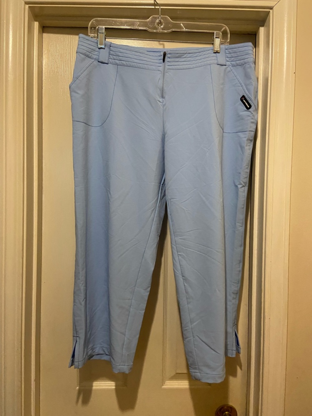 New Balance Light Blue Athletic cropped pants